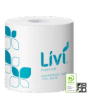 Livi Essentials Centrefeed Hand Towel Roll 1 Ply 300m Bale 1203