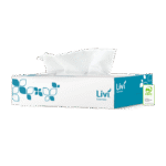 Livi Essentials Hypoallergenic Facial Tissues 2 Ply 100 Sheets 1301