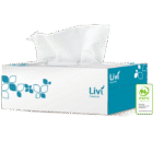 Livi Essentials Hypoallergenic Facial Tissues 2 Ply 200 Sheets 1302