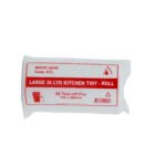 Huhtamaki Kitchen Tidy Bin Liner - Roll, Large, 36L, White