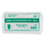 Huhtamaki Kitchen Tidy Bin Liner - Roll, Small, 18L, White
