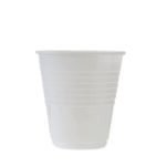 Huhtamaki Plastic Cup 6OZ PP White 100 Pack Carton