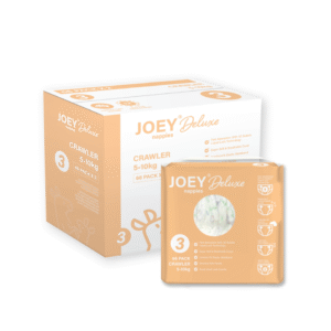 Joeys Deluxe Nappies Crawler (Size 3) 132's 5-11kg