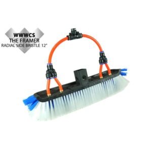 Aero 'The Framer' 12" DuPont Nylon Radial Side Bristle Brush w/ 4 x Pencil Jets