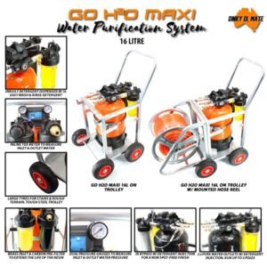 GO H2O MAXI 16 Litre Portable De-ionisation System on Trolley
