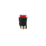 Polivac PREDATOR RED ROUND ROCKER SWITCH
