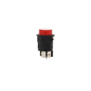POLIVAC PREDATOR RED ROUND ROCKER SWITCH