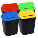 32L Colour Swing-Top Bins
