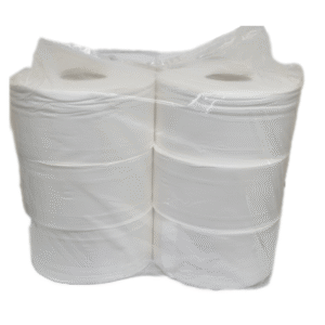 Gentility Mini Jumbo Toilet Tissue 200m 2 Ply - 12 Rolls