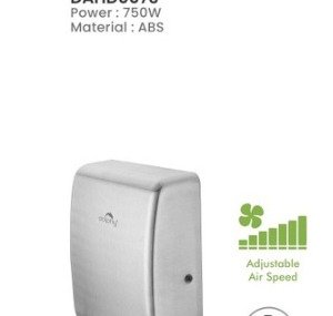 Dolphy Hi-Speed Jet Hand Dryer - White