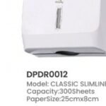Dolphy Classic Slimline Paper Towel Dispenser 300 Sheets