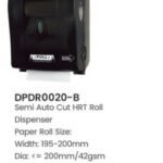 Dolphy Semi Auto Cut HRT Roll Dispenser - Black