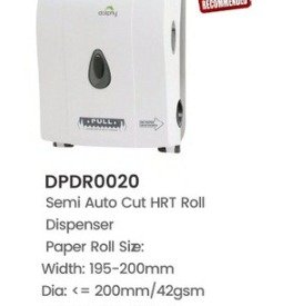 Dolphy Semi Auto Cut HRT Roll Dispenser