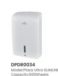 Dolphy Plaza Ultra Slimline Paper Towel Dispenser 600 Sheets