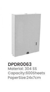 Dolphy 304 SS Paper Towel Dispenser 600 Sheets