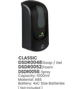 Dolphy Classic Automatic Spray Sanitiser Dispenser