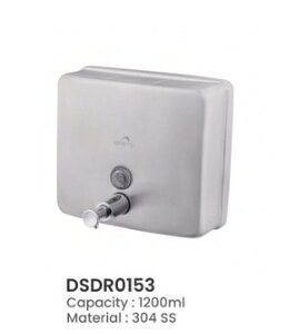 Dolphy Heavy Duty Manual Soap Dispenser 1000ml - 304 SS