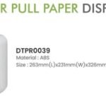 Dolphy Centre Pull Paper Dispenser - White ABS