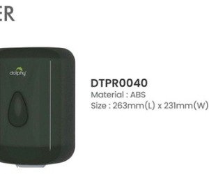 Dolphy Centre Pull Paper Dispenser - Green ABS