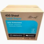 Provada Ultrasoft Toilet Paper 400 Sheet 2 Ply - 48 Rolls