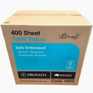 Provada Ultrasoft Toilet Paper 400 Sheet 2 Ply - 48 Rolls
